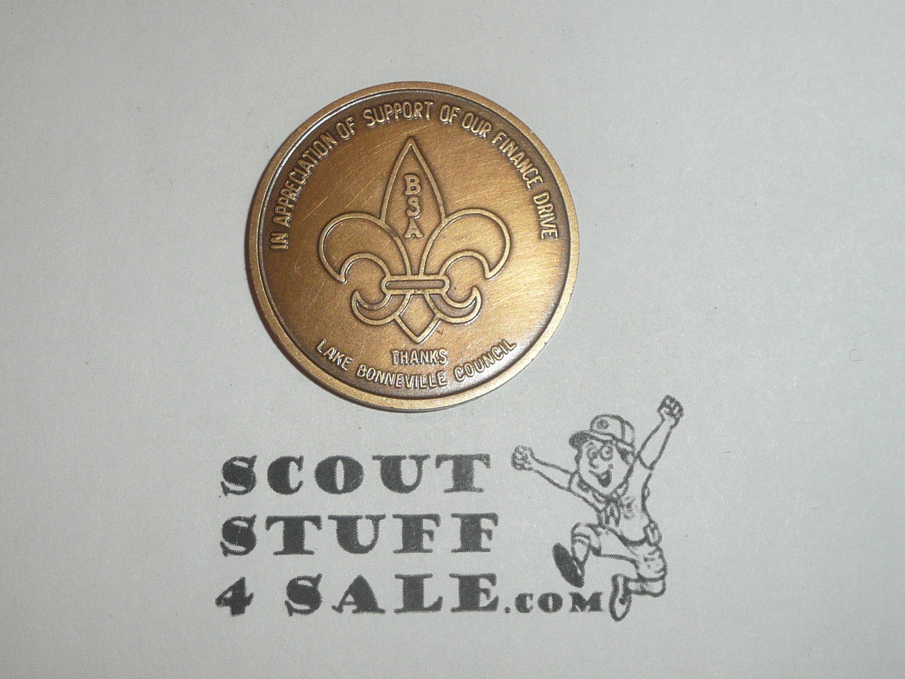 Lake Bonneville Council Pacific Limited Southern Pacific Railroad Challenge Coin / Token