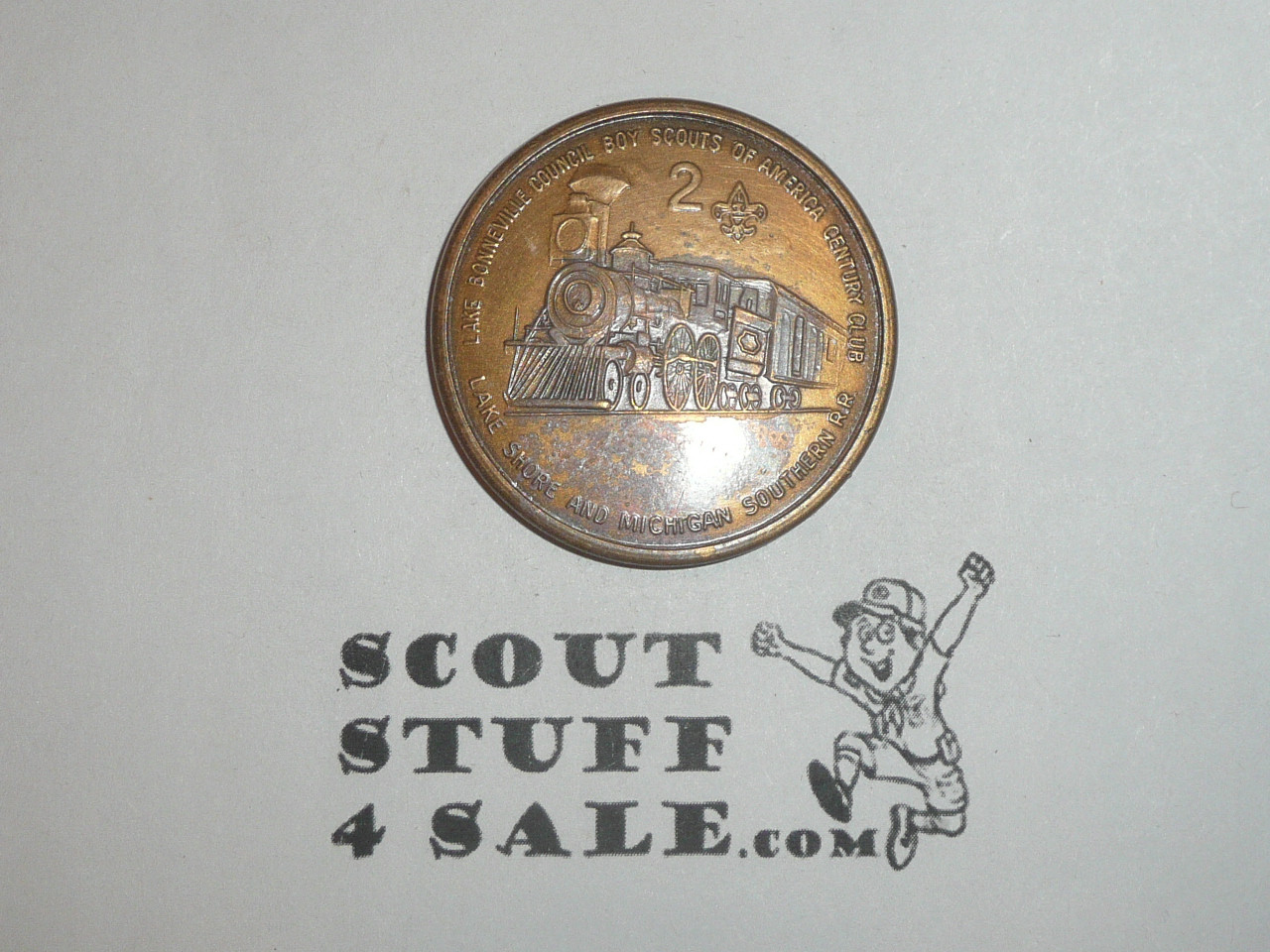 Lake Bonneville Council Lake Shore and Michigan Railroad Challenge Coin / Token