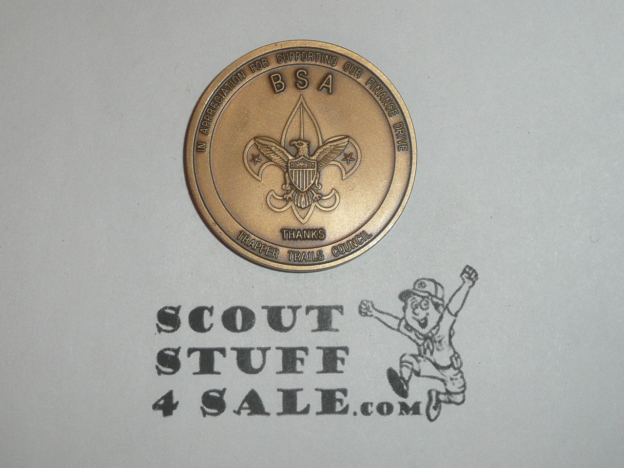 Trapper Trails Council Jim Bridger Challenge Coin / Token