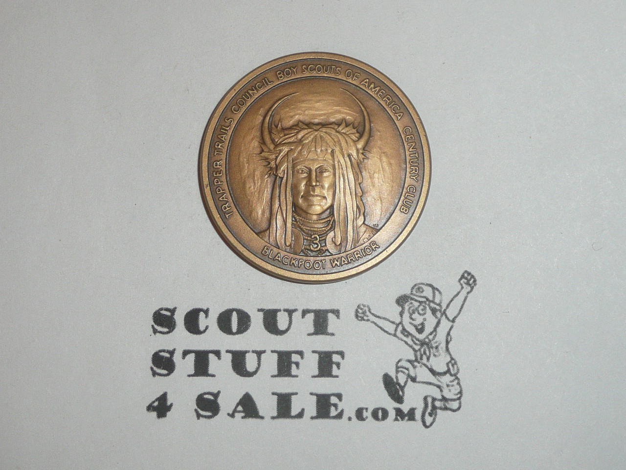 Trapper Trails Council Blackfoot Warrior Challenge Coin / Token