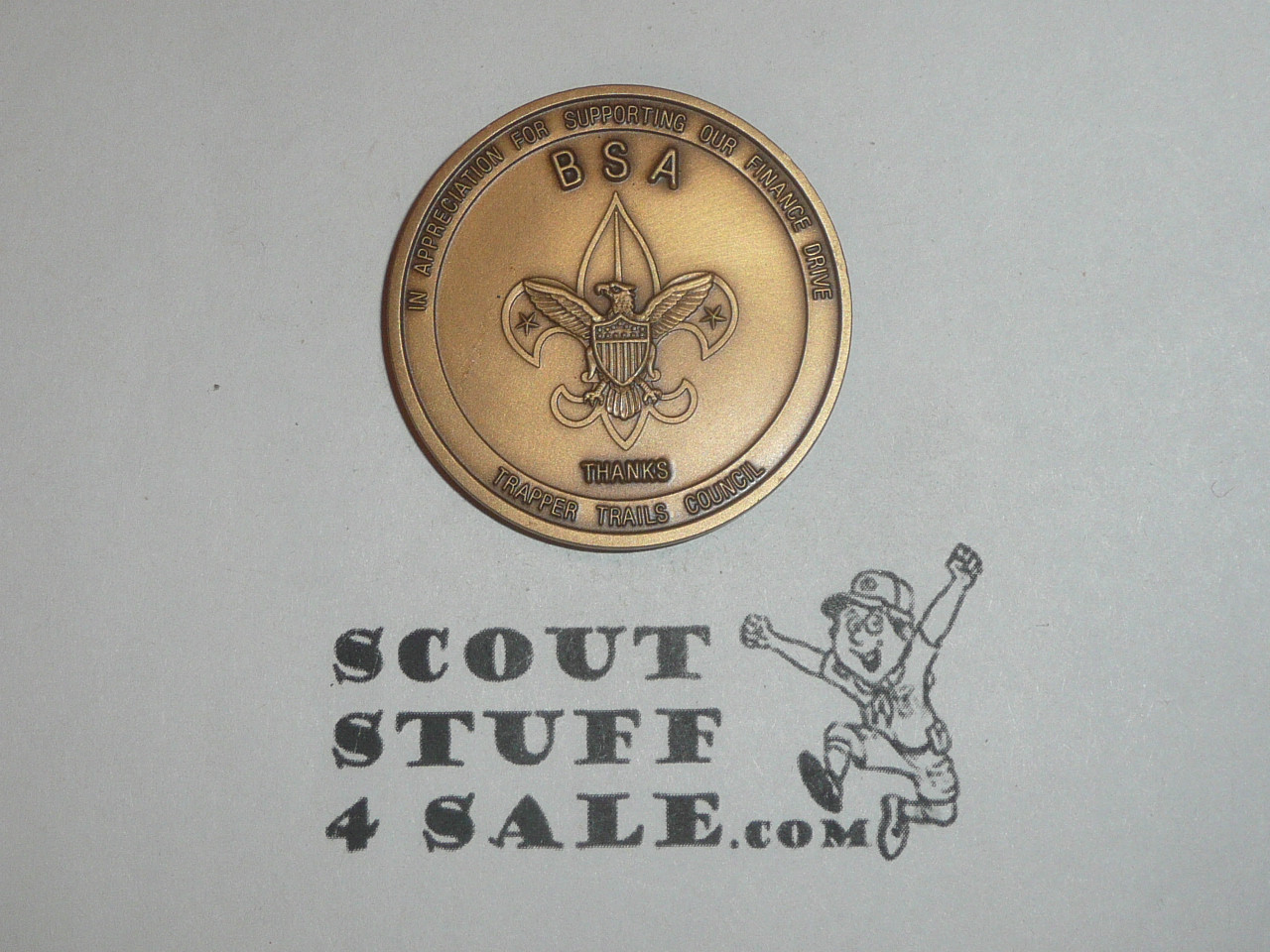 Trapper Trails Council Old Ephraim Challenge Coin / Token