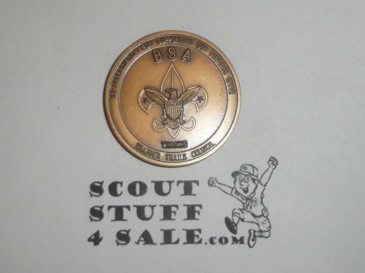 Trapper Trails Council Chief Tendoy Challenge Coin / Token