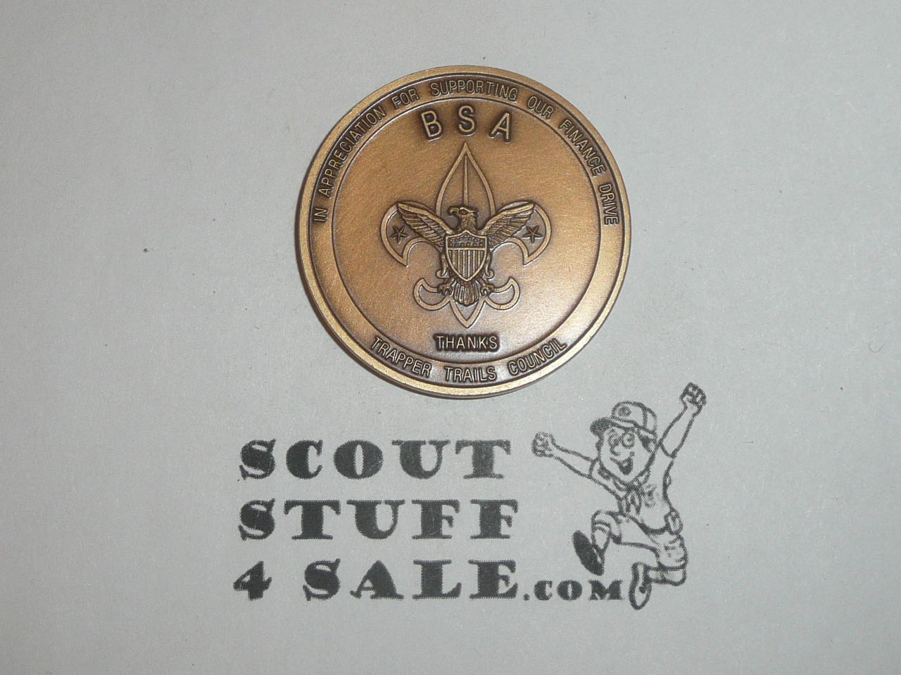 Trapper Trails Council Brigham Young Challenge Coin / Token