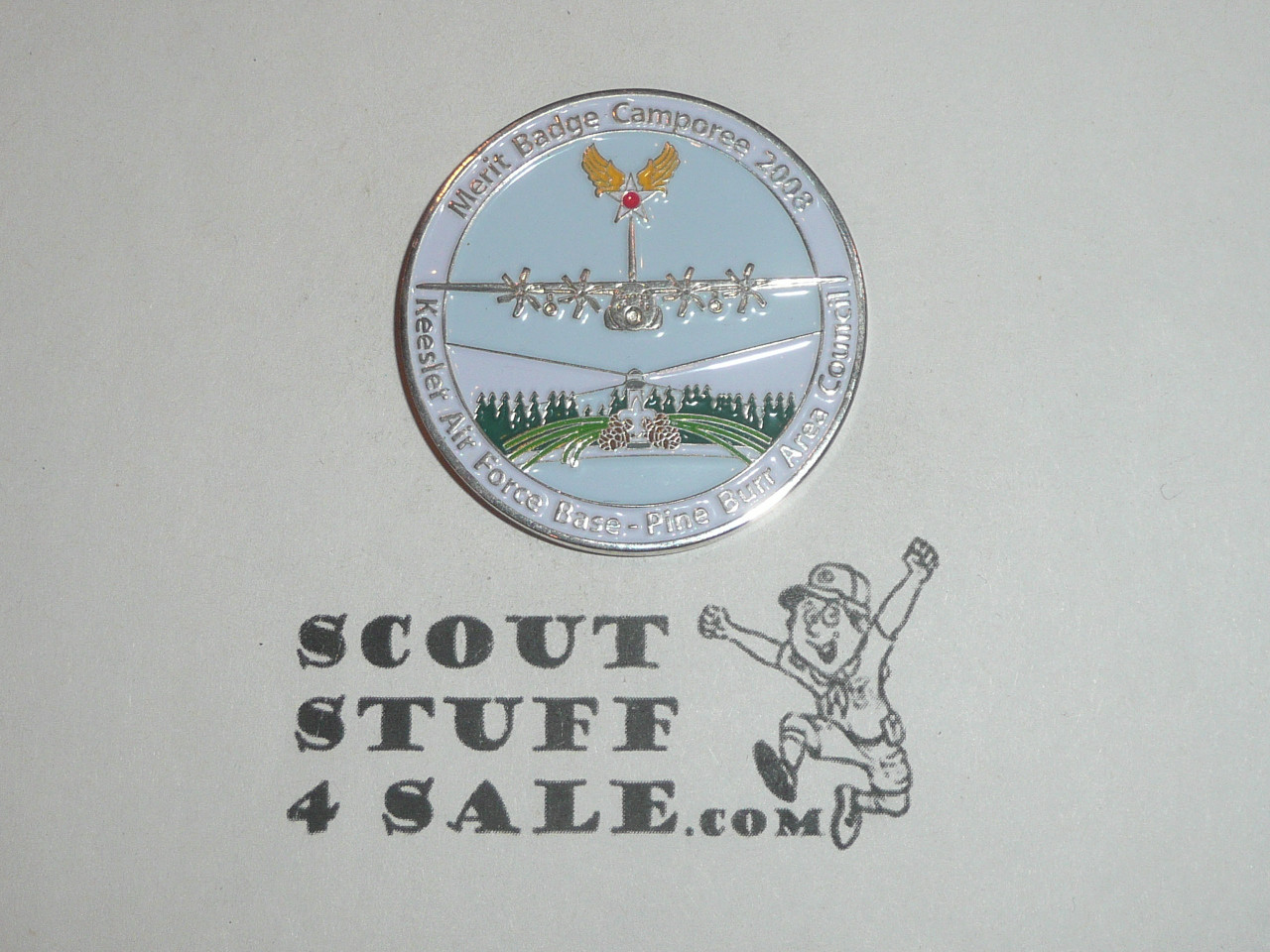 Pine Burr Area Council 2008 Camporee Challenge Coin / Token