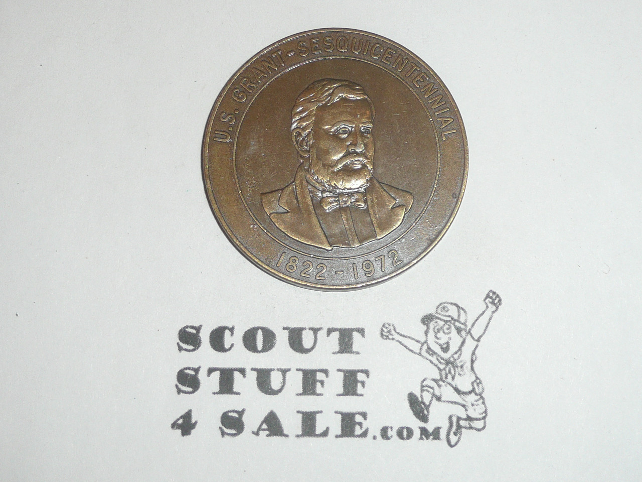 Blackhawk Council 1972 U.S. Grant Sesquicentennial Coin / Token