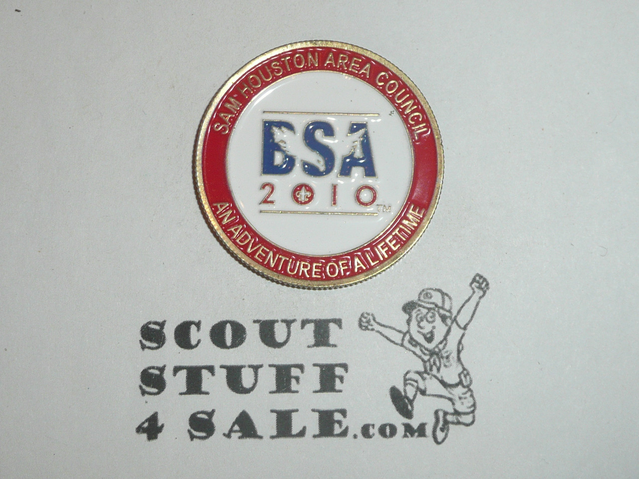 Sam Houston Area Council BSA 100th Anniversary Challenge Coin / Token