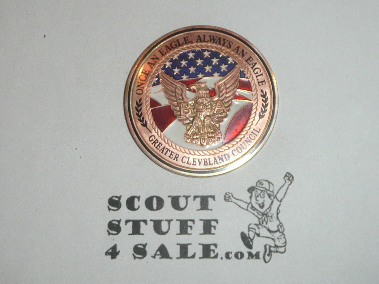 Greater Cleveland Council BSA 100th Anniversary Eagle Scout Challenge Coin / Token
