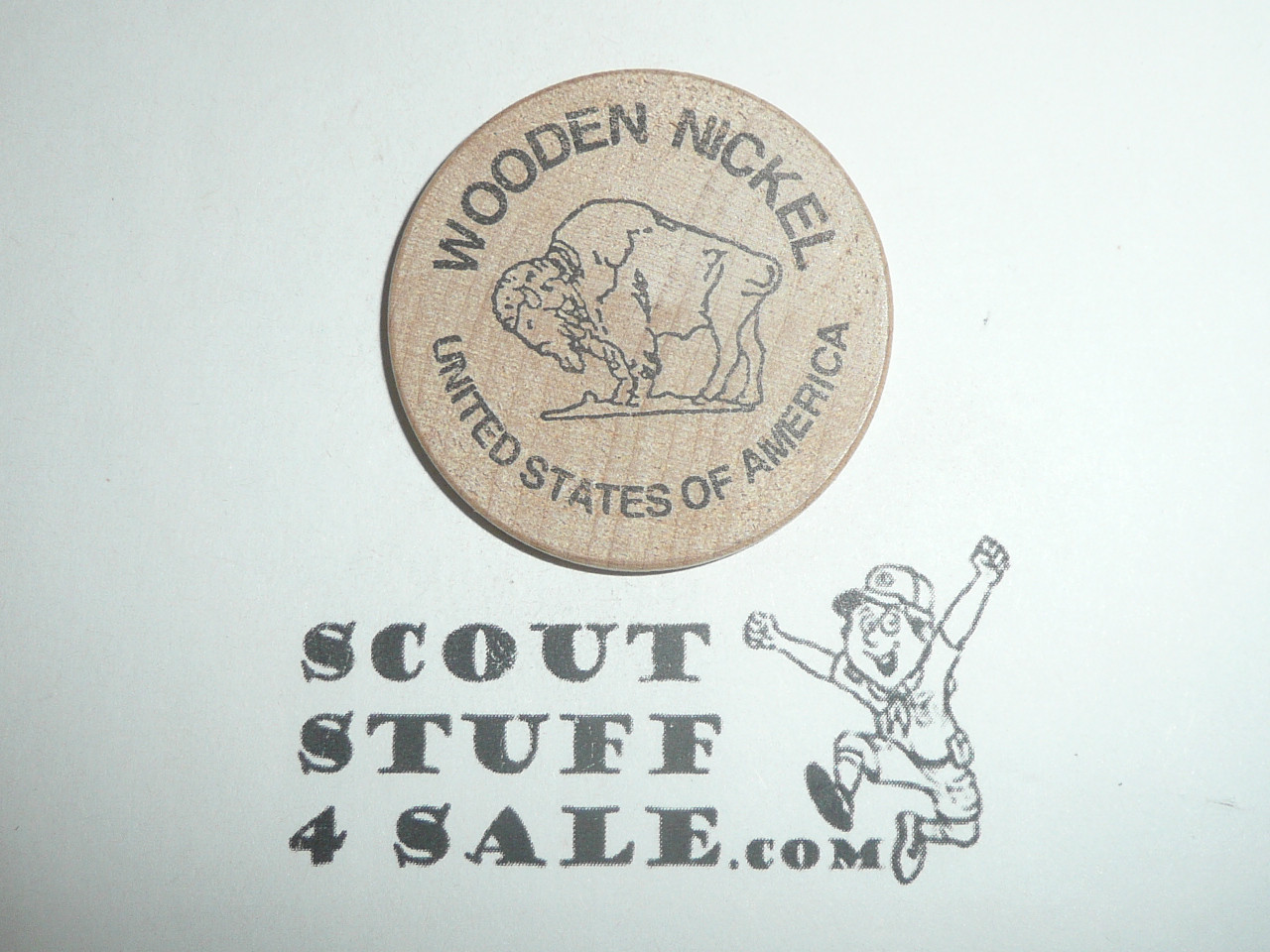 Order of the Arrow Ta Tanka Scouting Memorabilia Traders Wooden Nickel