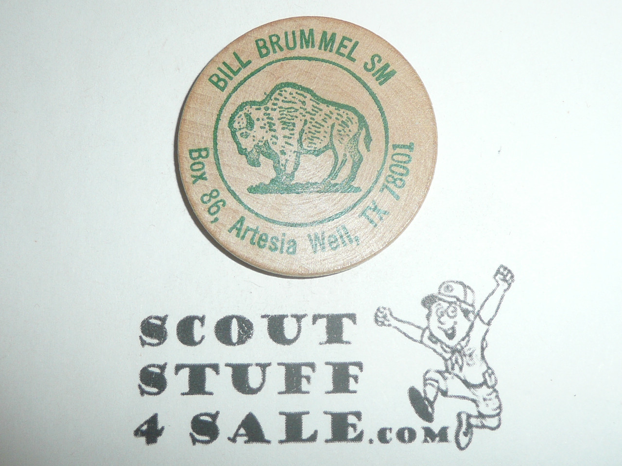 Boy Scout Troop 150 Cotulla TX Wooden Nickel