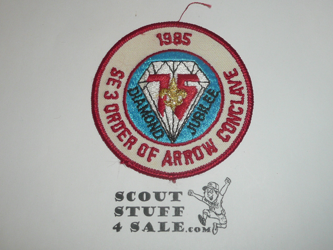 Area SE-3 Order of the Arrow Conclave Patch, 1985, 75th Anniversary