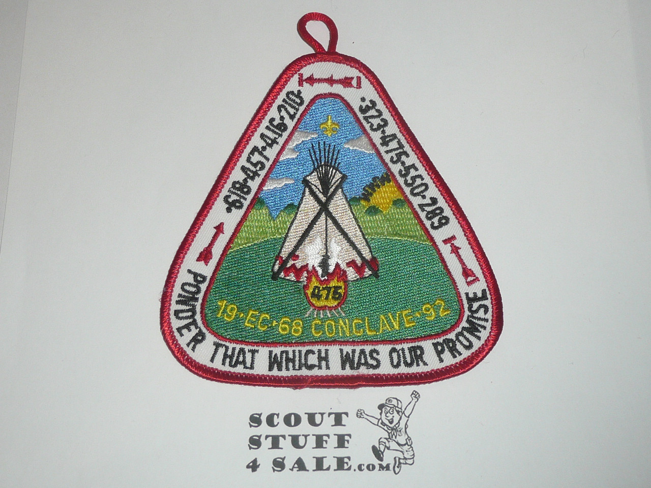 Section EC-6B Order of the Arrow Conclave Patch, 1992