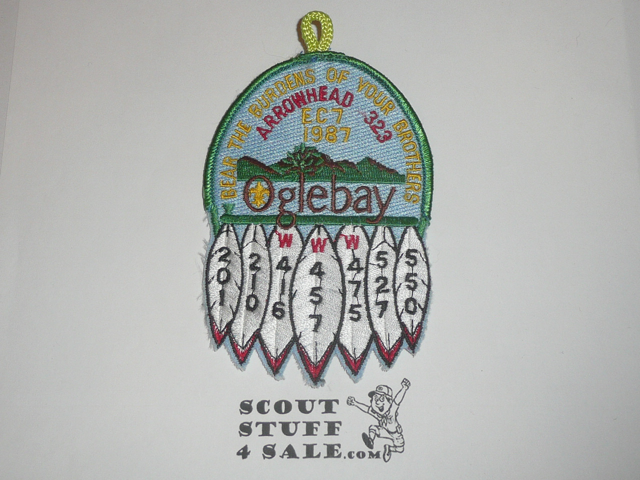 Section EC-7 Order of the Arrow Conclave Patch, 1987