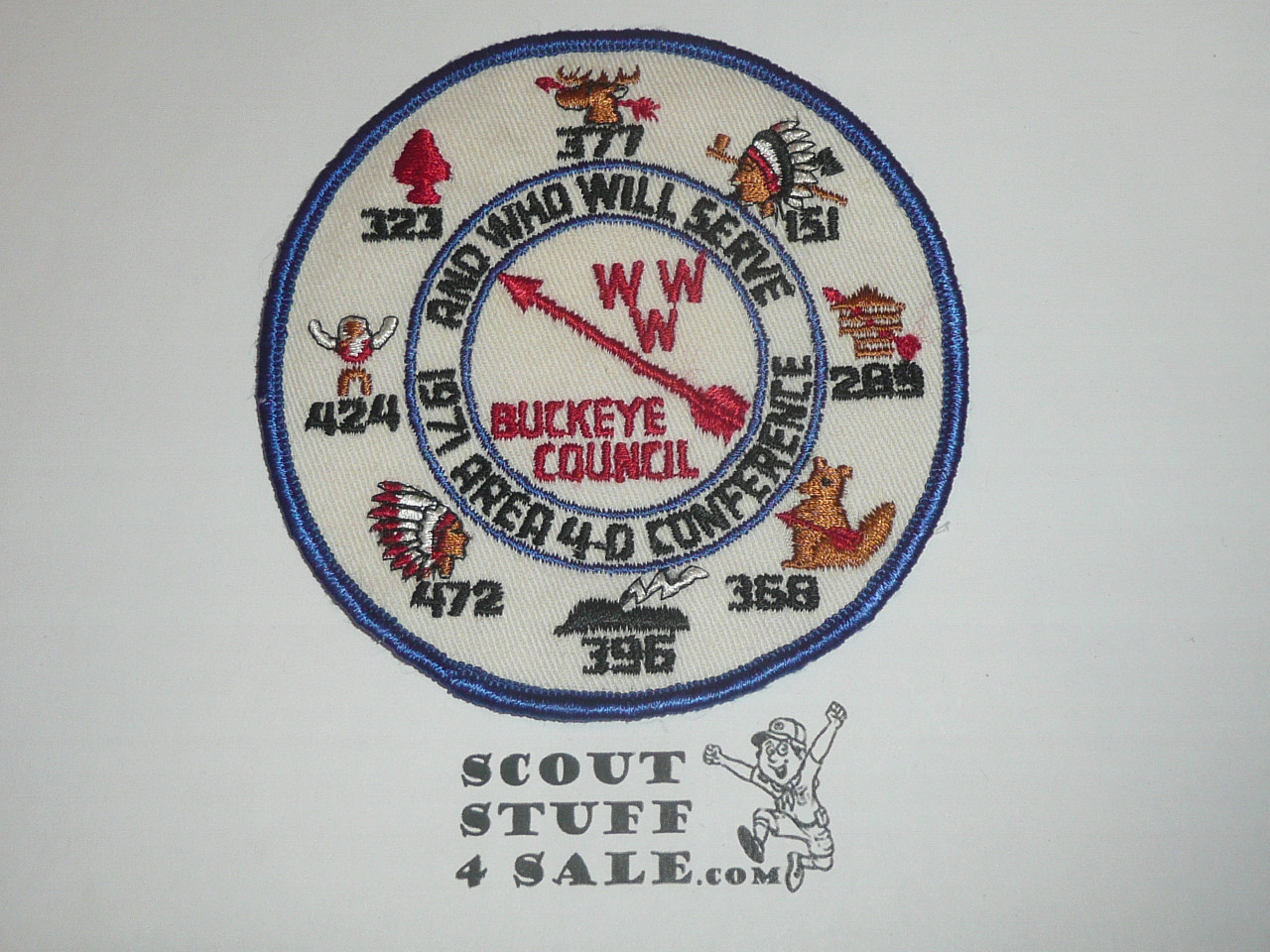 Area 4D Order of the Arrow Conclave Patch, 1971