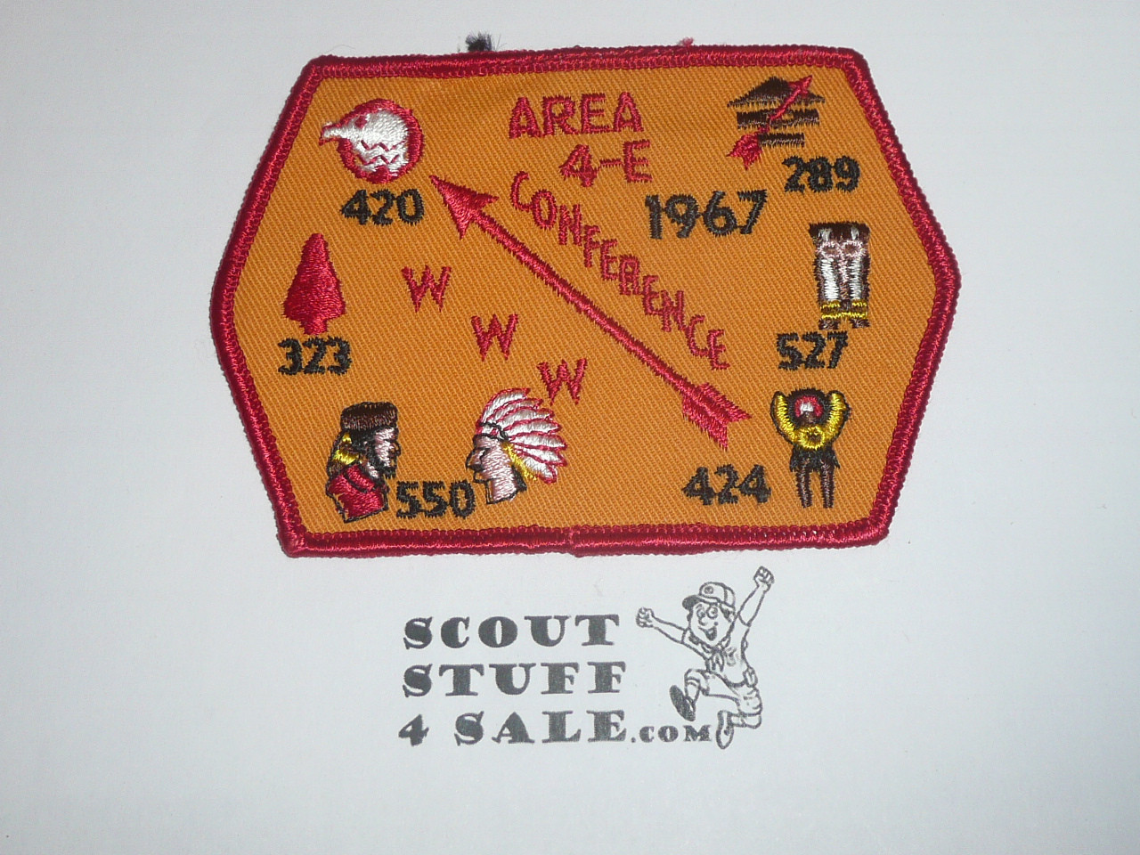 Area 4E Order of the Arrow Conclave Patch, 1967