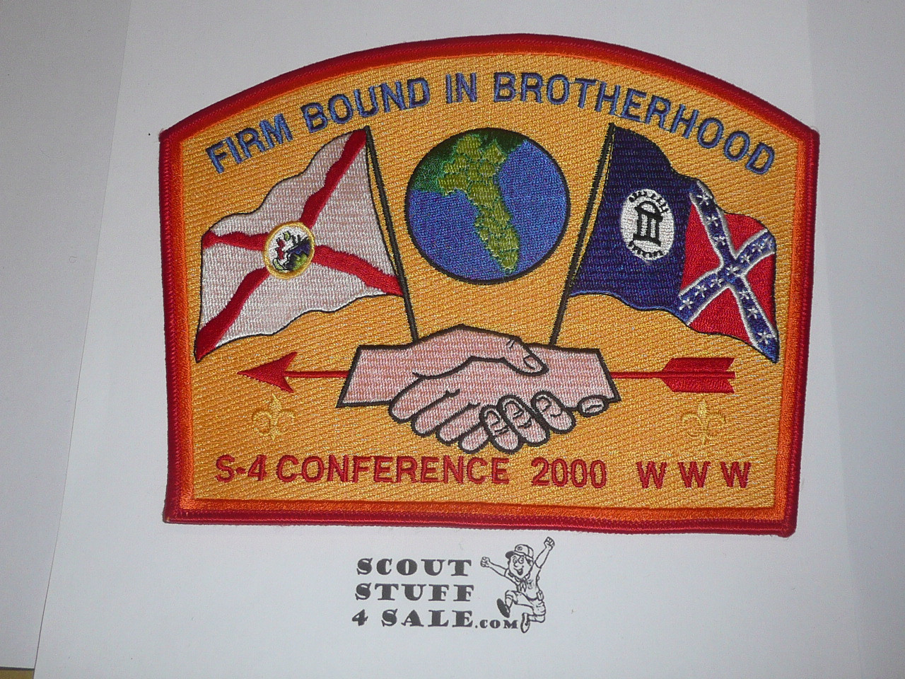 Area S4 Order of the Arrow Conclave Jacket Patch, 2000