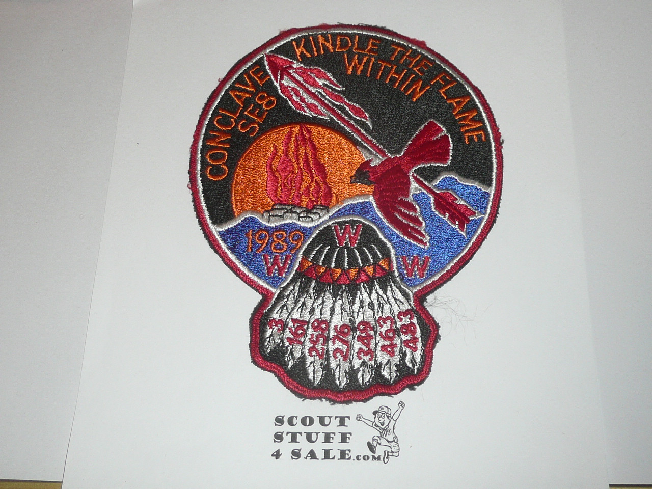 Area SE-8 Order of the Arrow Conclave Patch, 1989