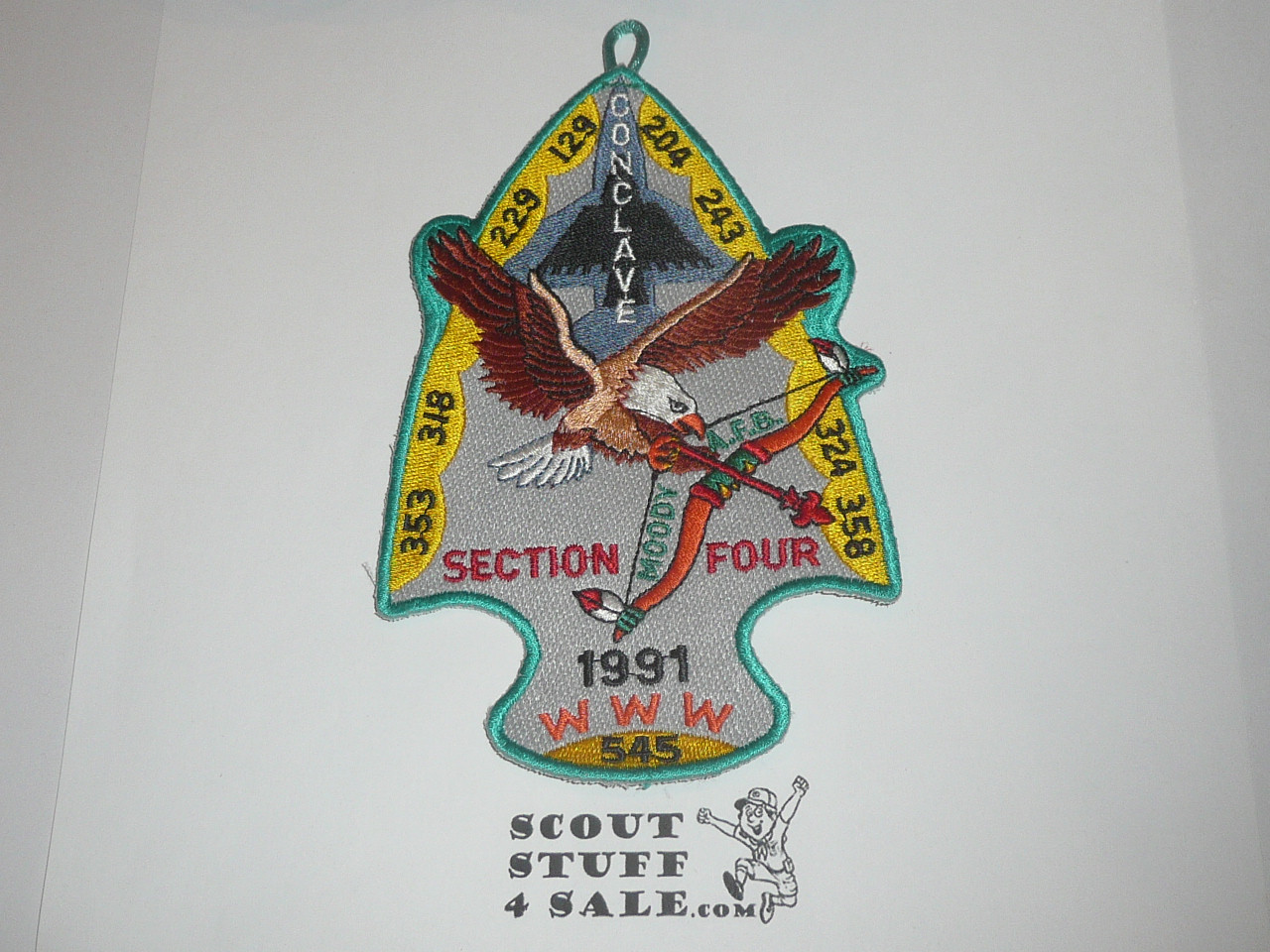 Section SR-4 Order of the Arrow Conclave Patch, 1991