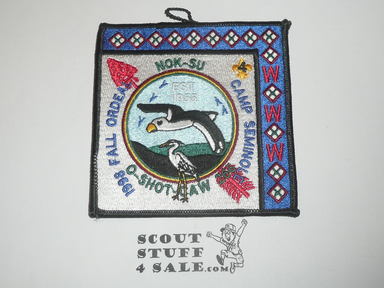 Order of the Arrow Lodge #265 O-Shot-Caw 1998 Fall Ordeal Patch