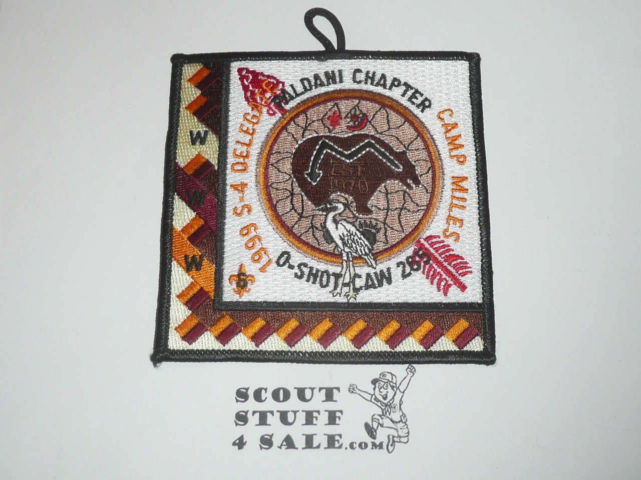 Order of the Arrow Lodge #265 O-Shot-Caw Paldani Chapter Delegate Patch to 1999 S-4 Conclave