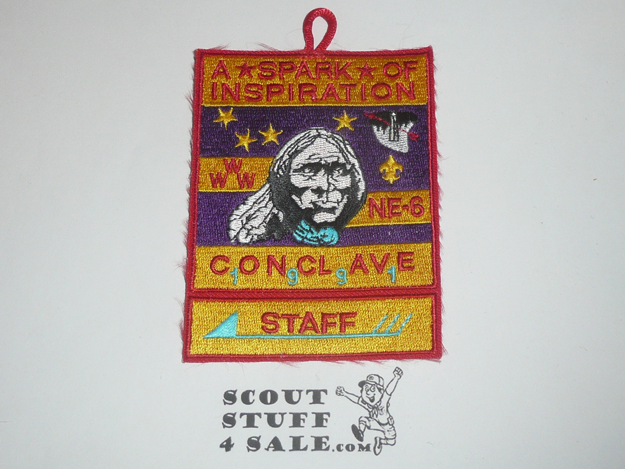 Section NE-6 Order of the Arrow Conclave STAFF Patch, 1991