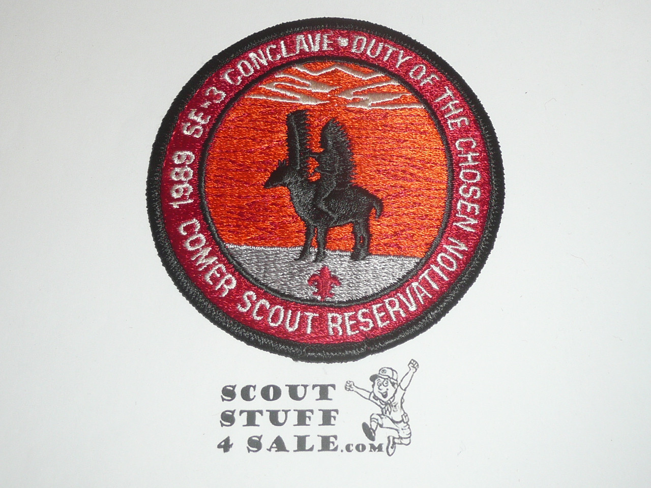 Area SE-3 Order of the Arrow Conclave Patch, 1989, Comer Scout Reservation
