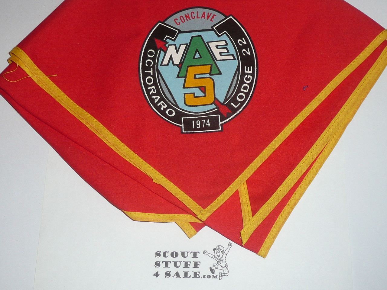 Order of the Arrow Area NE5A Conclave Neckerchief, 1974