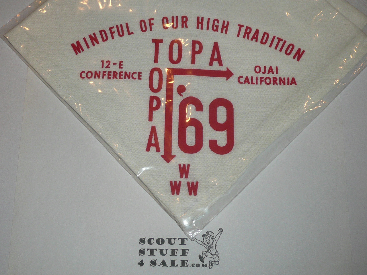 Section / Area 12-E Order of the Arrow Conference Neckerchief, 1969