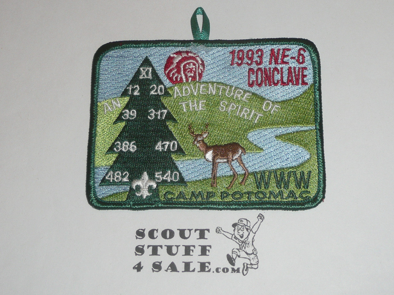 Section NE-6 Order of the Arrow Conclave Patch, 1993, Camp Potomac
