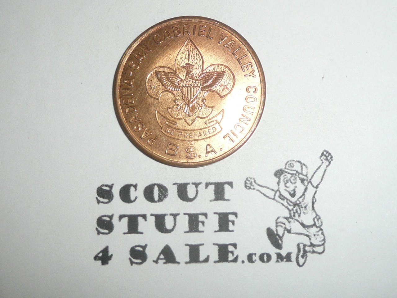 Camp Cherry Valley Good Turn Coin / Token, Catalina Island, Pasadena-San Gabriel Valley Council
