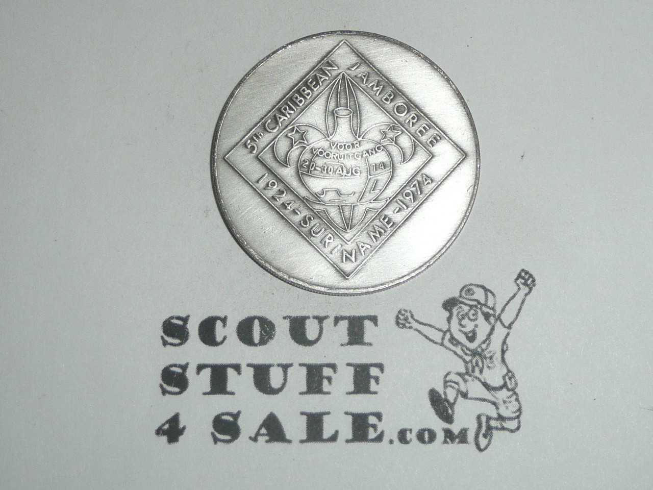 1974 5th Caribbean Jamboree Coin / Token, Boy Scouts