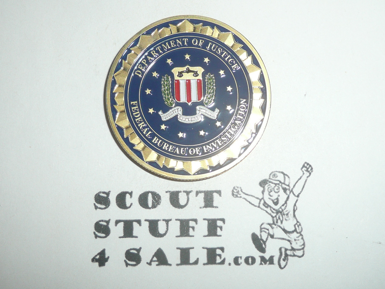 Federal Bureau of Investigation FBI, Department of Justice, Challenge Coin / Token