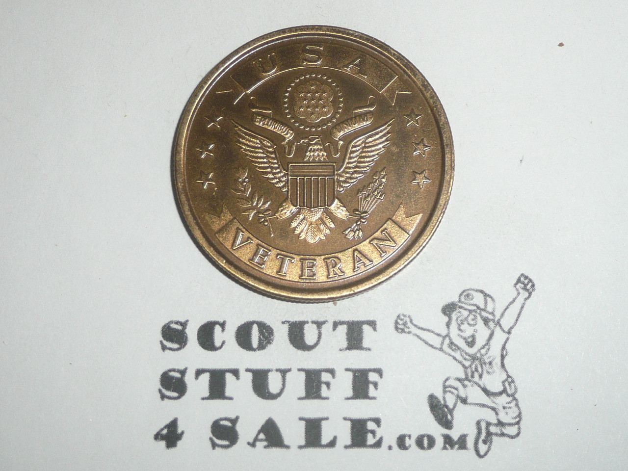 Veteran Challenge Coin / Token, The Servicemen Memorial Statue