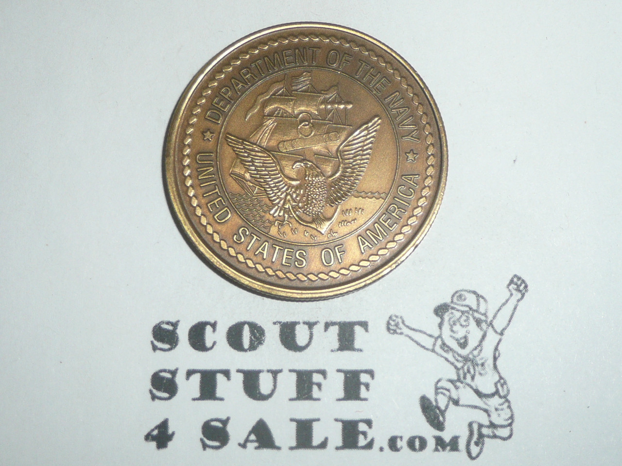 Navy Veteran Challenge Coin / Token, Department of the Navy