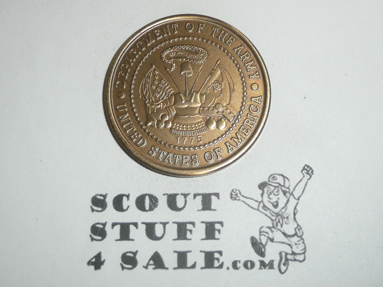 Army Veteran Challenge Coin / Token, Department of the Army