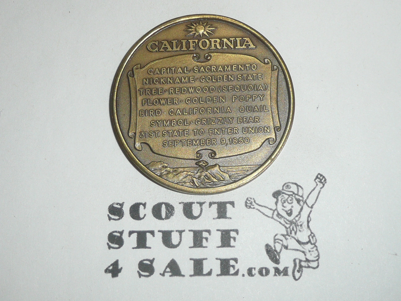 Bronze California Coin / Token