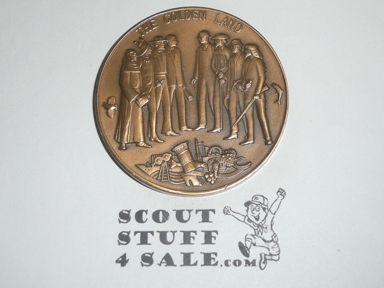 1969 Bronze California Bicentennial Large Coin / Token, The Golden Land