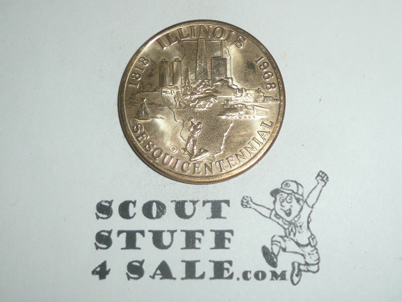 Illinois Sesquicentennial Coin / Token, 1818-1968