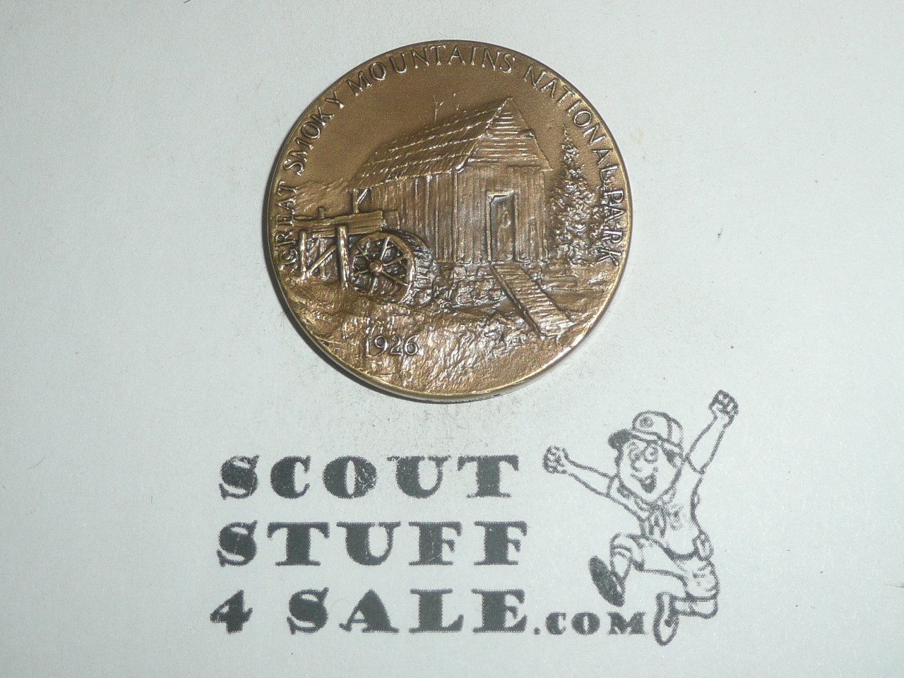 1926 Great Smoky Mountains National Park 1872-1972 Centennial Bronze Medallion