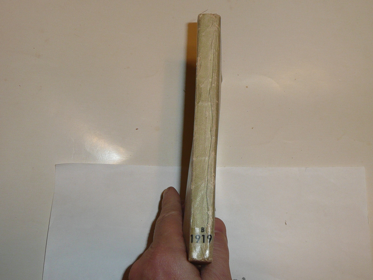1919 Boy Scout Handbook, Second Edition, Twenty-first Printing, minimal spine and cover wear