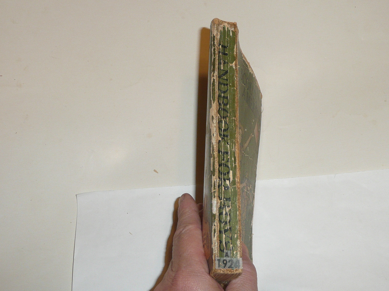 1923 Boy Scout Handbook, Second Edition, Twenty-ninth Printing, spine and cover wear #2