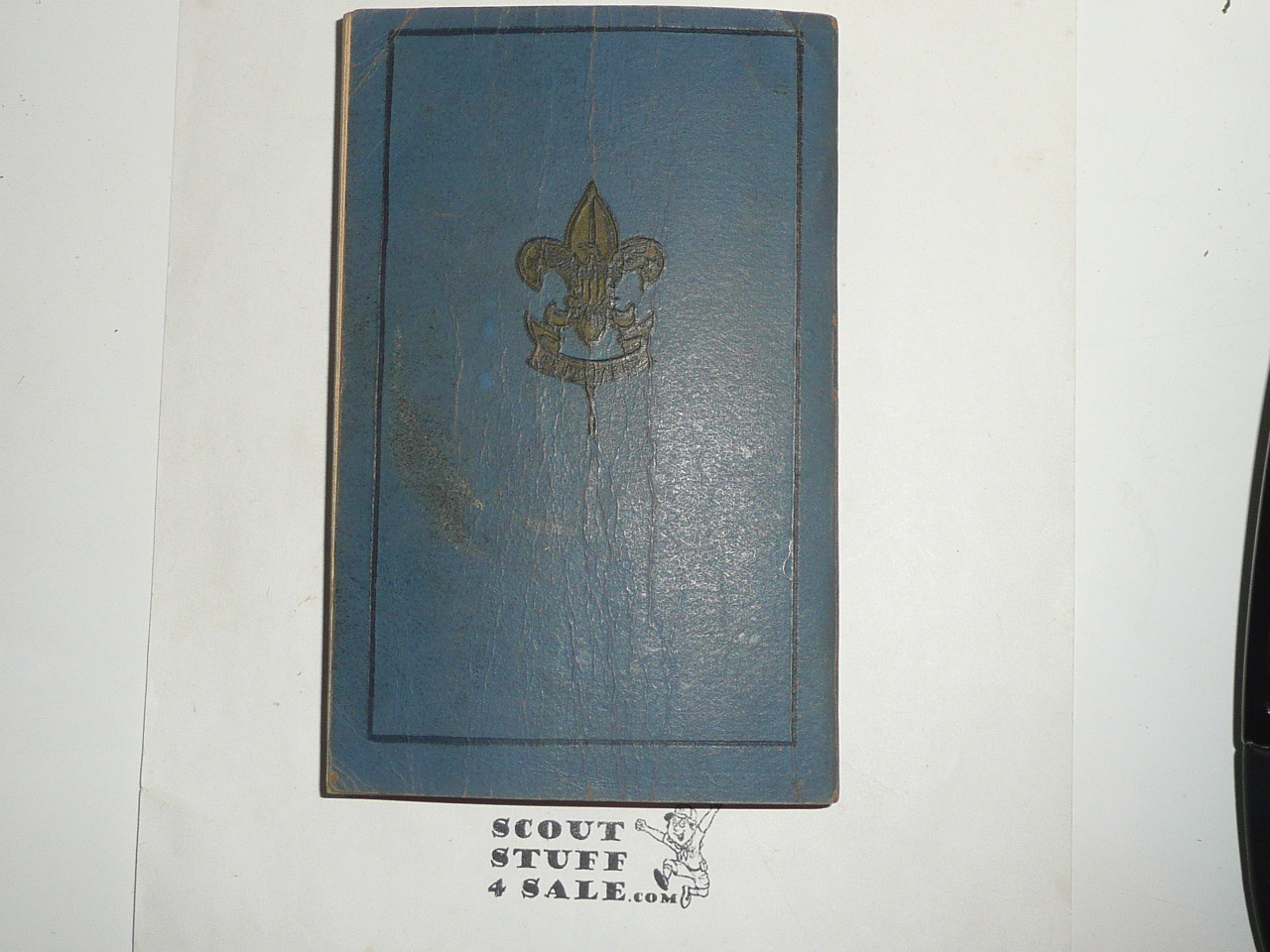 1929 Boy Scout Handbook, Third Edition, Tenth Printing, Norman Rockwell Cover, Very Good Used Condition