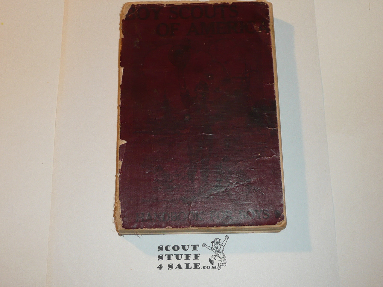 1914 Boy Scout Handbook, First Edition, Lite Wear to Cover and more to Spine #2