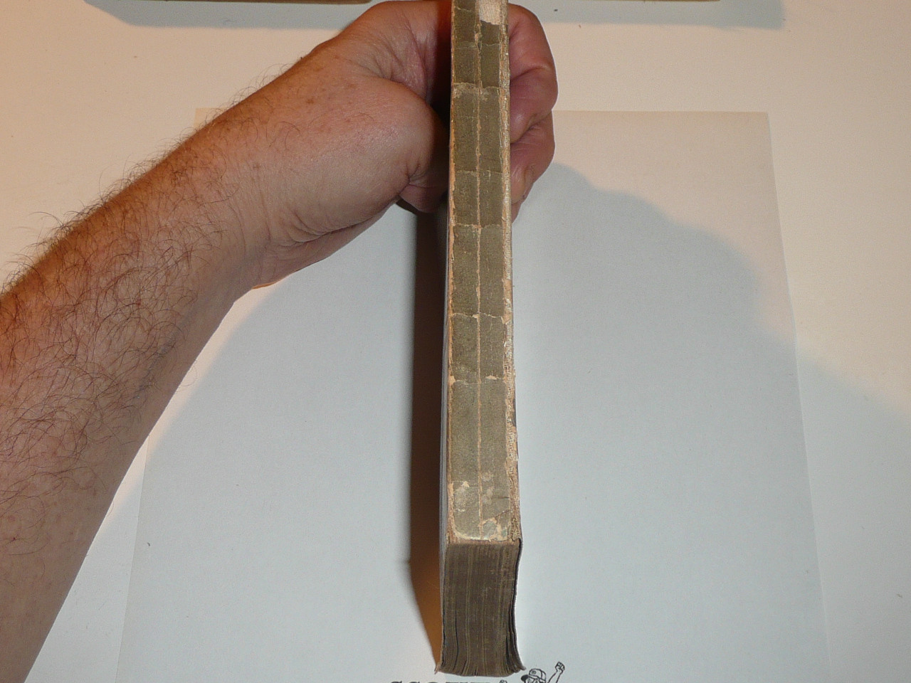 1915 Boy Scout Handbook, Second Edition, Thirteenth Printing, Lite Cover and spine wear