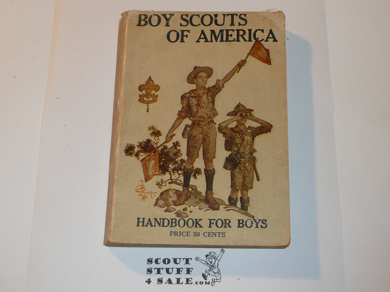 1919 Boy Scout Handbook, Second Edition, Twentieth Printing, minimal wear #3