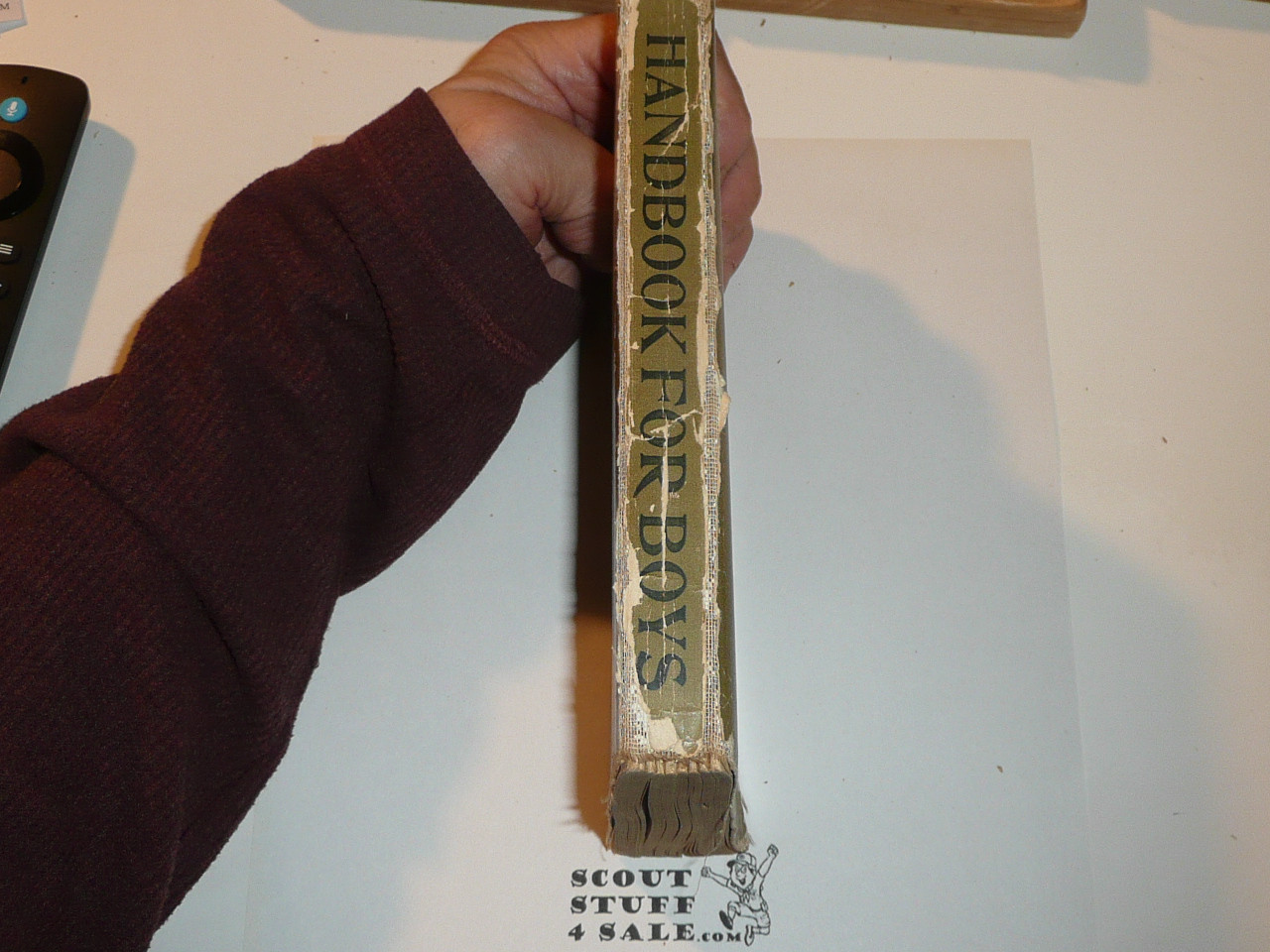 1922 Boy Scout Handbook, Second Edition, Twenty-sixth Printing, Lite cover and spine wear