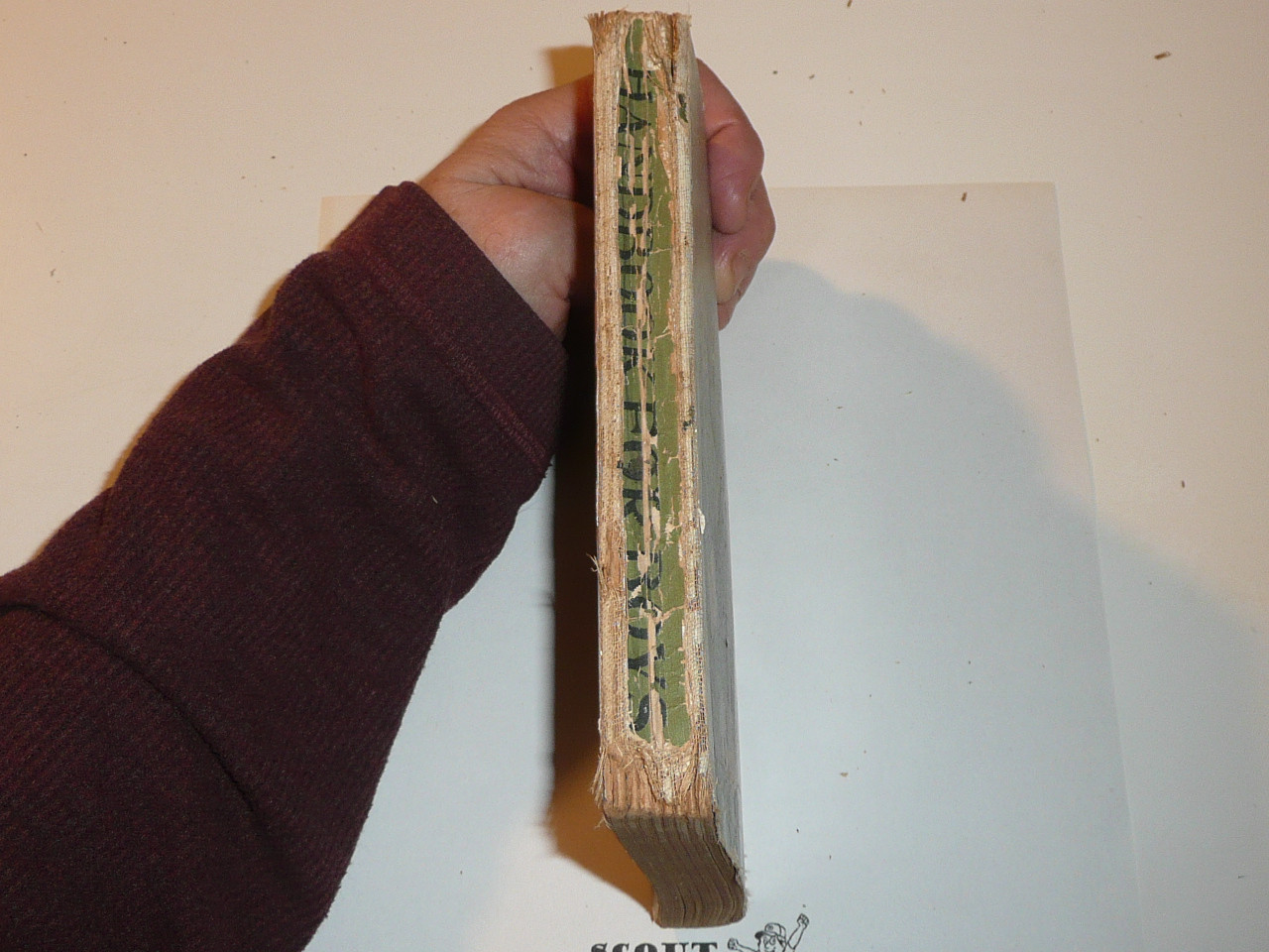 1923 Boy Scout Handbook, Second Edition, Twenty-eighth Printing, Moderate spine and cover wear