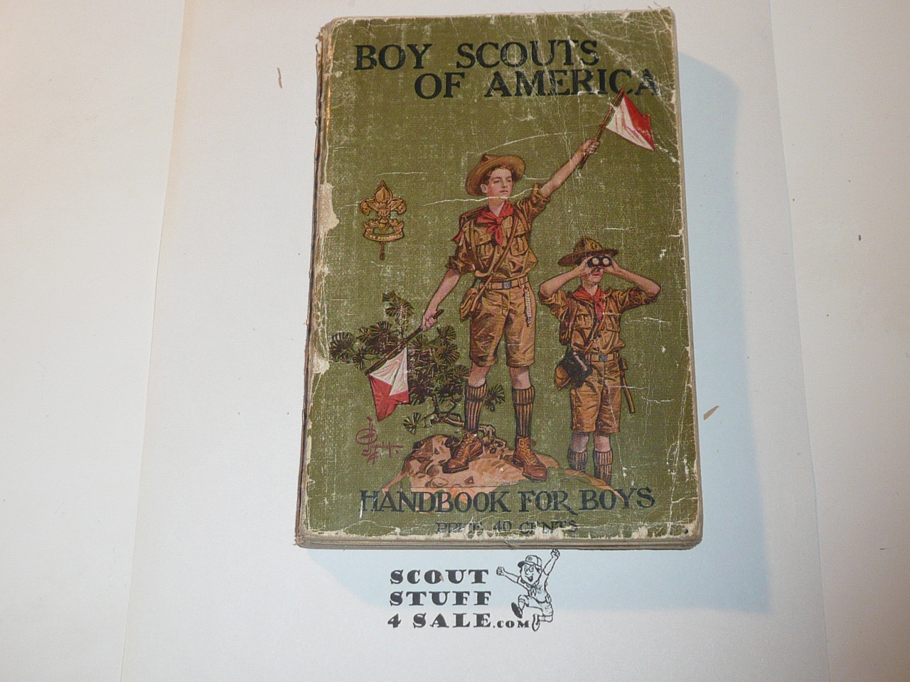 1923 Boy Scout Handbook, Second Edition, Twenty-ninth Printing, lite spine and cover wear #2