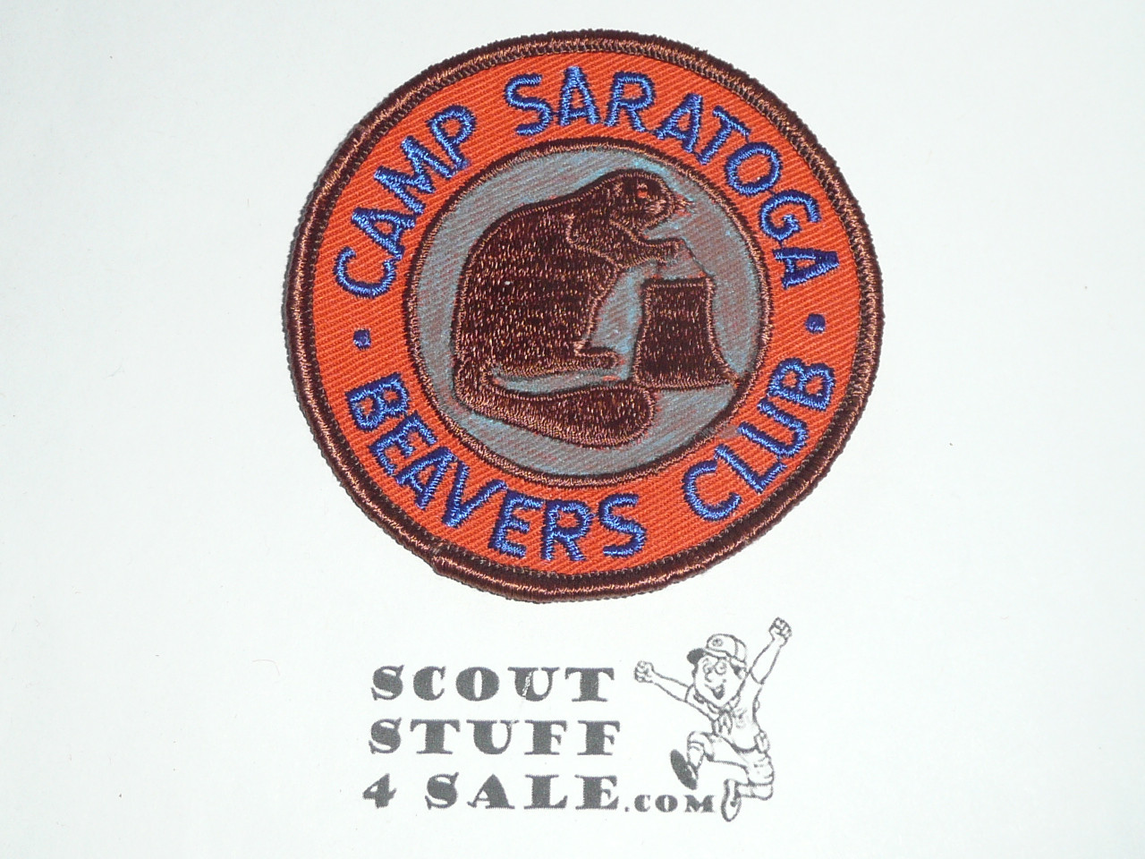 Camp Saratoga Beavers Club Twil Patch