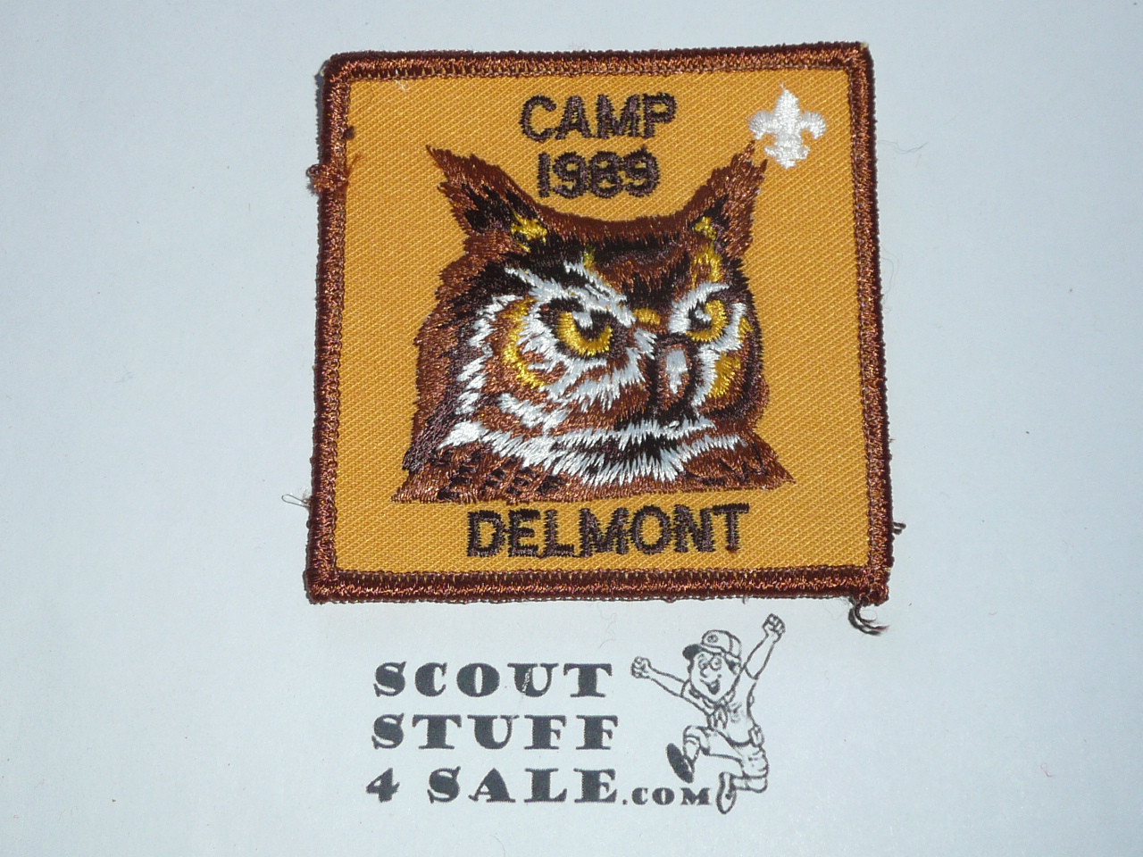 Camp Delmont Patch, Valley Forge Council, 1989