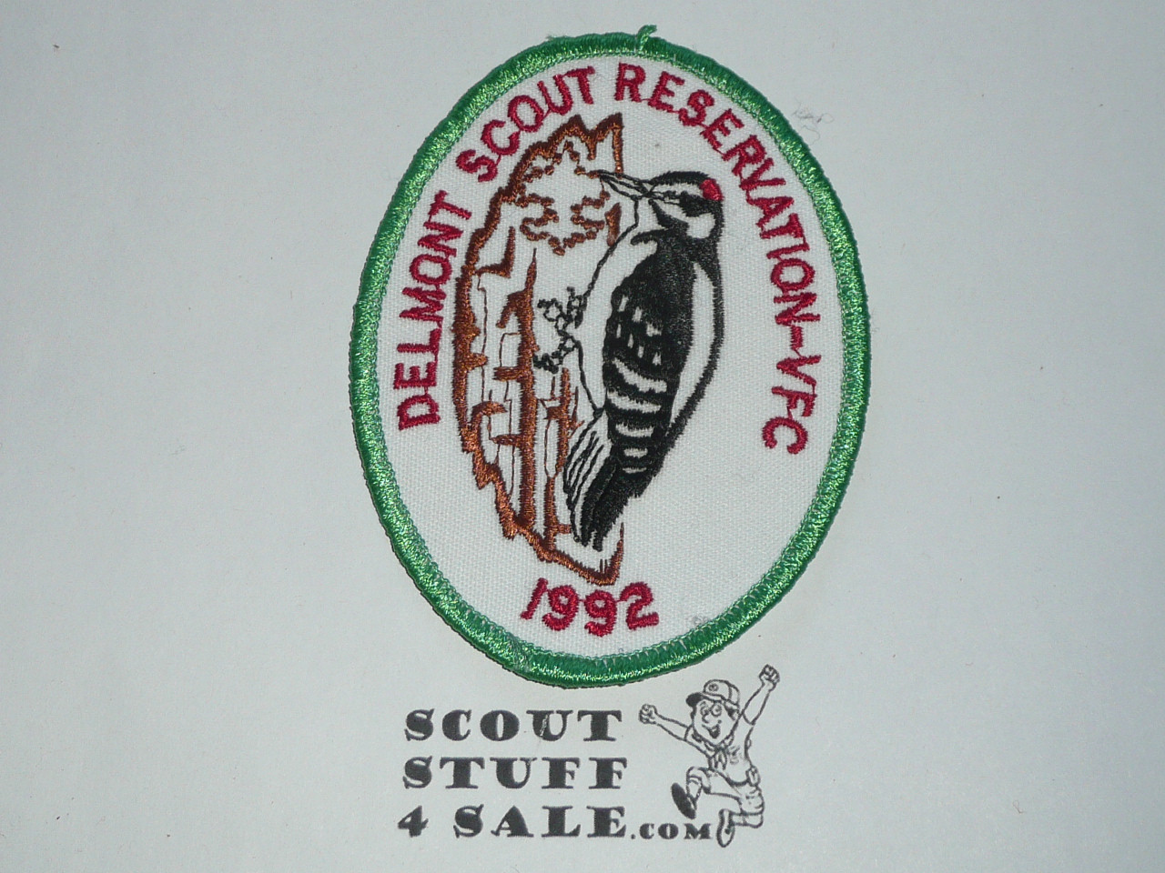 Delmont Scout Reservation Patch, Valley Forge Council, 1992